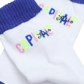 Logo Colors Socks - White